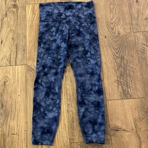 EUC Athleta Tie Dye Leggings, XSP